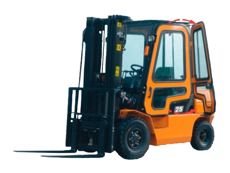 Hangcha CPQD20 грузоподъемность 2 тонны